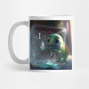 Letter I for Iguana likes Ice butterfly from AdventuresOfSela Mug